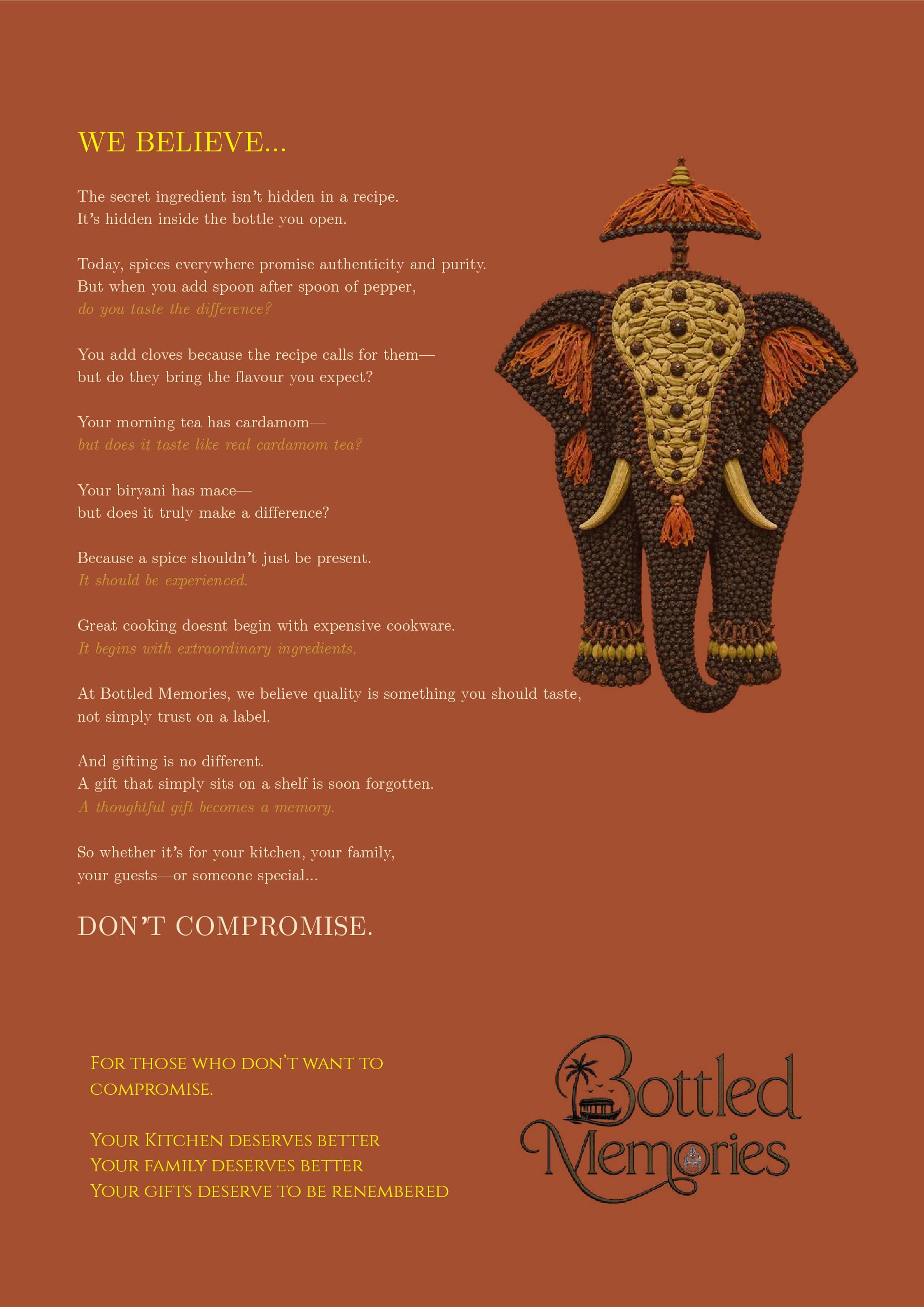 Don’t Compromise